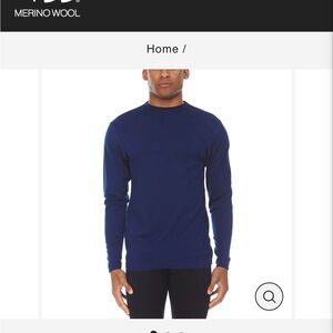 Minus33 Navy Merino Wool Shirt